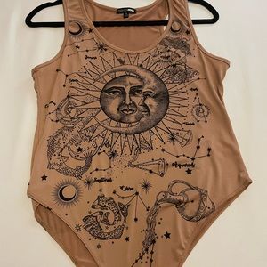 Fashion Nova Zodiac Bodysuit Size XL